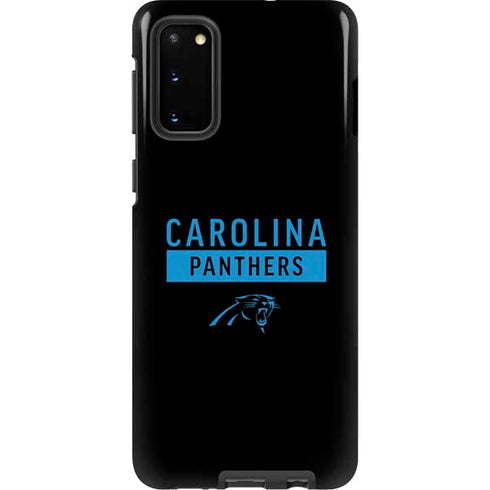 NFL Carolina Panthers Black Performance Series Galaxy S20 Pro Case