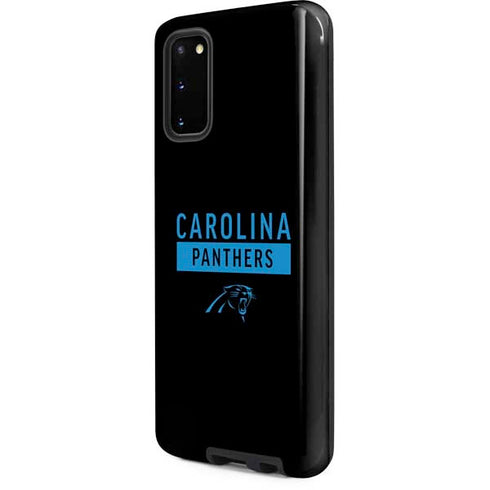 NFL Carolina Panthers Black Performance Series Galaxy S20 Pro Case