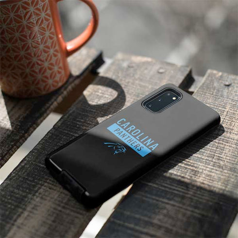 NFL Carolina Panthers Black Performance Series Galaxy S20 Pro Case