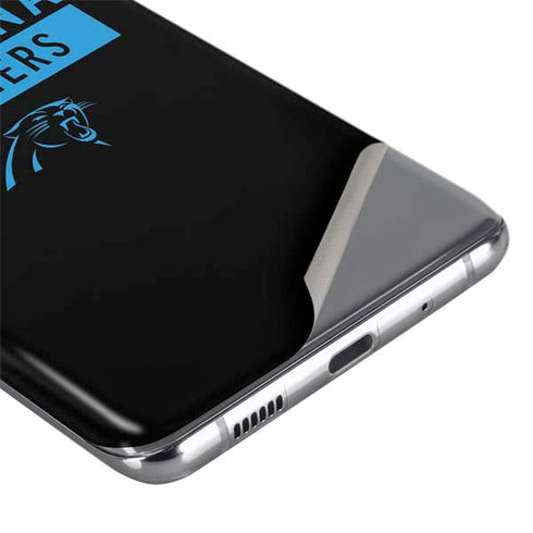 NFL Carolina Panthers Black Performance Series Galaxy S20 Skin