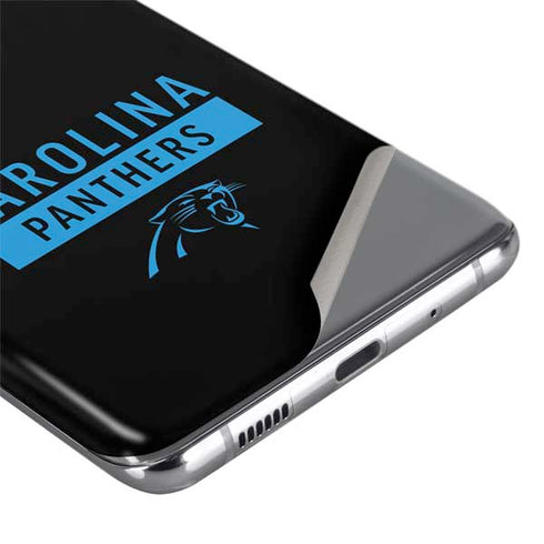 NFL Carolina Panthers Black Performance Series Galaxy S20 Ultra 5G Skin