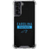 NFL Carolina Panthers Black Performance Series Galaxy S21 5G Clear Case