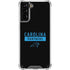 NFL Carolina Panthers Black Performance Series Galaxy S21 Plus 5G Clear Case