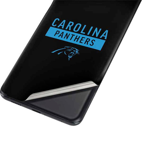 NFL Carolina Panthers Black Performance Series Galaxy S21 Plus 5G Skin