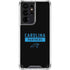 NFL Carolina Panthers Black Performance Series Galaxy S21 Ultra 5G Clear Case