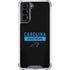 NFL Carolina Panthers Black Performance Series Galaxy S22 Clear Case