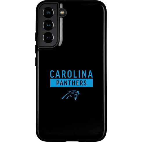 NFL Carolina Panthers Black Performance Series Galaxy S22 Plus Pro Case