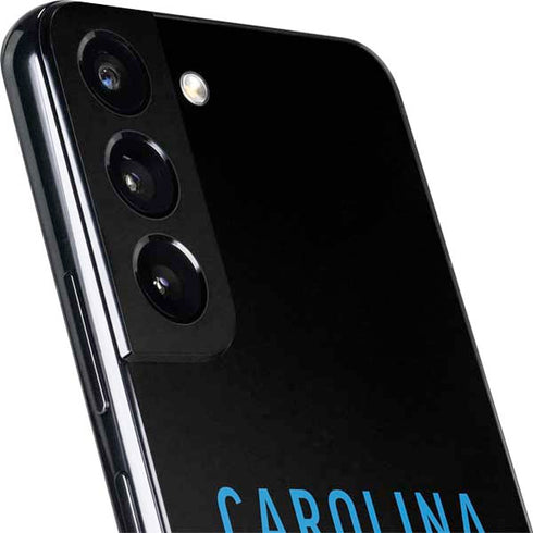 NFL Carolina Panthers Black Performance Series Galaxy S22 Plus Skin