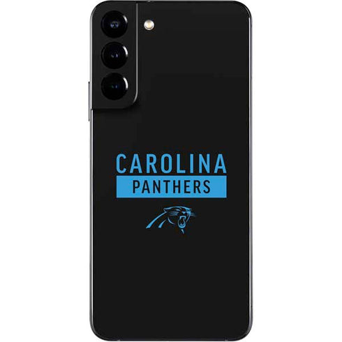 NFL Carolina Panthers Black Performance Series Galaxy S22 Plus Skin