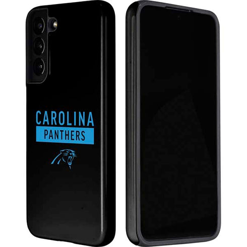 NFL Carolina Panthers Black Performance Series Galaxy S22 Pro Case