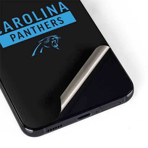 NFL Carolina Panthers Black Performance Series Galaxy S22 Skin