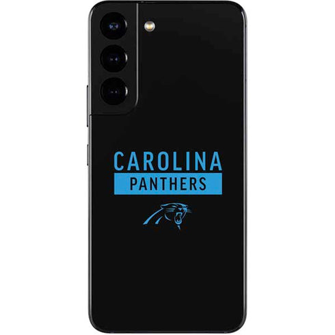 NFL Carolina Panthers Black Performance Series Galaxy S22 Skin