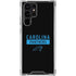 NFL Carolina Panthers Black Performance Series Galaxy S22 Ultra Clear Case