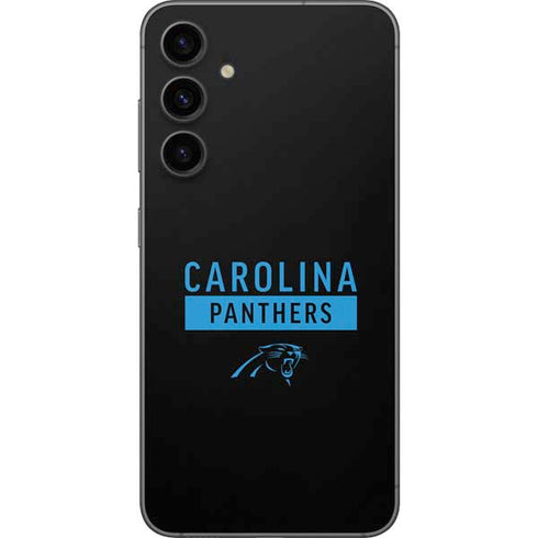 NFL Carolina Panthers Black Performance Series Galaxy S23 FE Skin