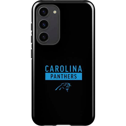 NFL Carolina Panthers Black Performance Series Galaxy S23 Plus Pro Case
