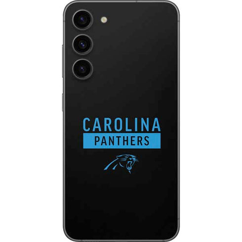 NFL Carolina Panthers Black Performance Series Galaxy S23 Plus Skin