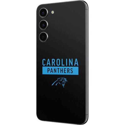 NFL Carolina Panthers Black Performance Series Galaxy S23 Plus Skin