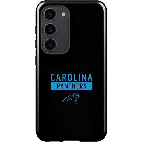 NFL Carolina Panthers Black Performance Series Galaxy S23 Pro Case