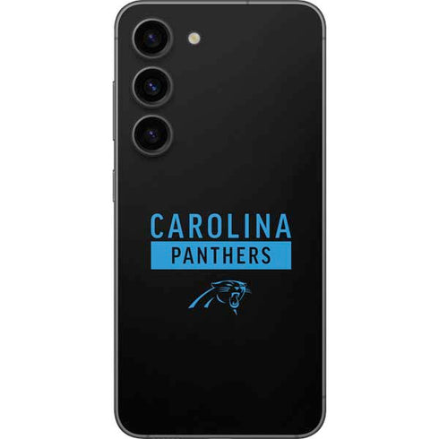 NFL Carolina Panthers Black Performance Series Galaxy S23 Skin