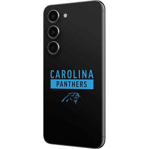 NFL Carolina Panthers Black Performance Series Galaxy S23 Skin