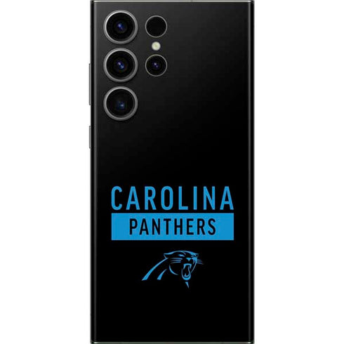 NFL Carolina Panthers Black Performance Series Galaxy S23 Ultra Skin