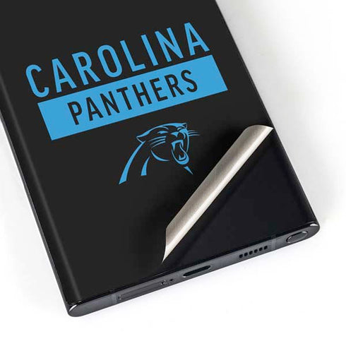 NFL Carolina Panthers Black Performance Series Galaxy S23 Ultra Skin