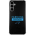 NFL Carolina Panthers Black Performance Series Galaxy S24 Plus Clear Case