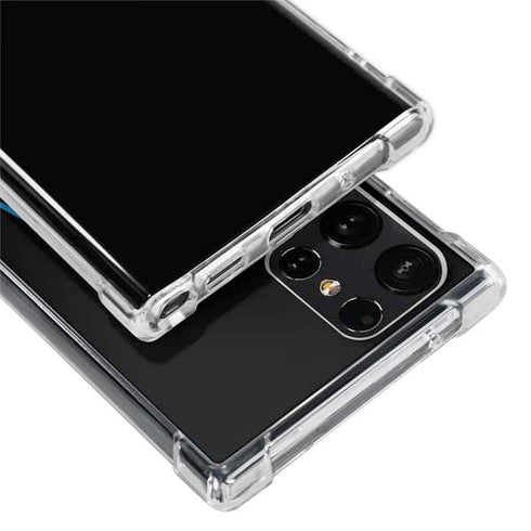 NFL Carolina Panthers Black Performance Series Galaxy S24 Ultra Clear Case