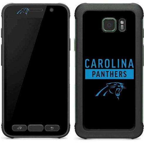 NFL Carolina Panthers Black Performance Series Galaxy S7 Active Skin