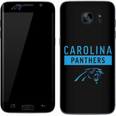 NFL Carolina Panthers Black Performance Series Galaxy S7 Skin