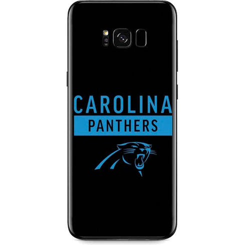 NFL Carolina Panthers Black Performance Series Galaxy S8 Plus Skin