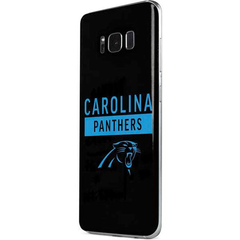 NFL Carolina Panthers Black Performance Series Galaxy S8 Skin
