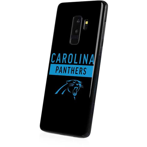 NFL Carolina Panthers Black Performance Series Galaxy S9 Plus Skin