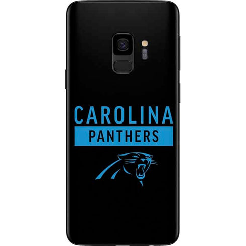 NFL Carolina Panthers Black Performance Series Galaxy S9 Skin