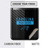 NFL Carolina Panthers Black Performance Series Galaxy Z Flip Skin