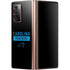 NFL Carolina Panthers Black Performance Series Galaxy Z Fold2 5G Skin
