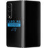 NFL Carolina Panthers Black Performance Series Galaxy Z Fold4 5G Skin