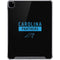 NFL Carolina Panthers Black Performance Series iPad Pro 12.9in (2020) Clear Case
