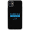 NFL Carolina Panthers Black Performance Series iPhone 11 Clear Case