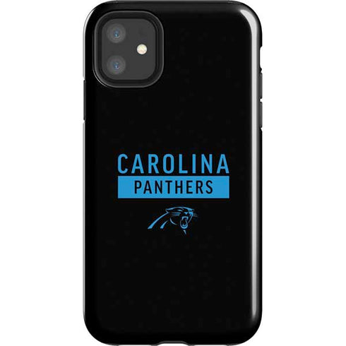 NFL Carolina Panthers Black Performance Series iPhone 11 Impact Case