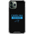 NFL Carolina Panthers Black Performance Series iPhone 11 Pro Max Clear Case