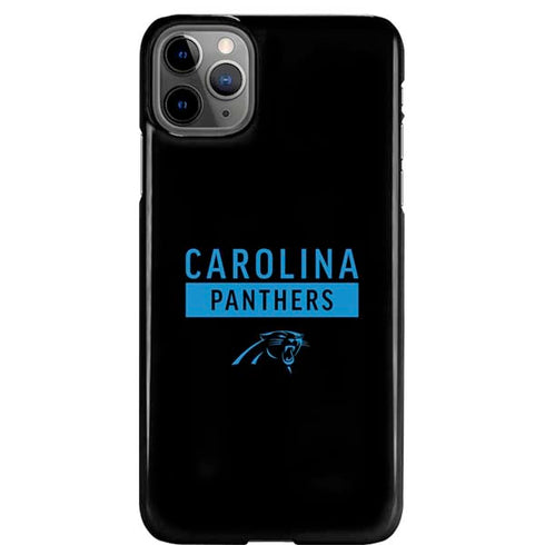NFL Carolina Panthers Black Performance Series iPhone 11 Pro Max Lite Case