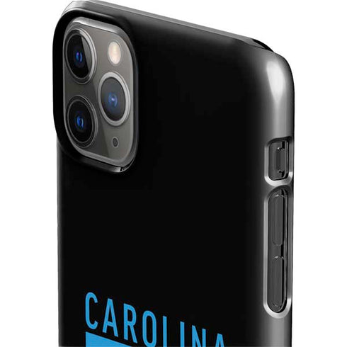 NFL Carolina Panthers Black Performance Series iPhone 11 Pro Max Lite Case