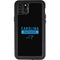 NFL Carolina Panthers Black Performance Series iPhone 11 Pro Max Waterproof Case