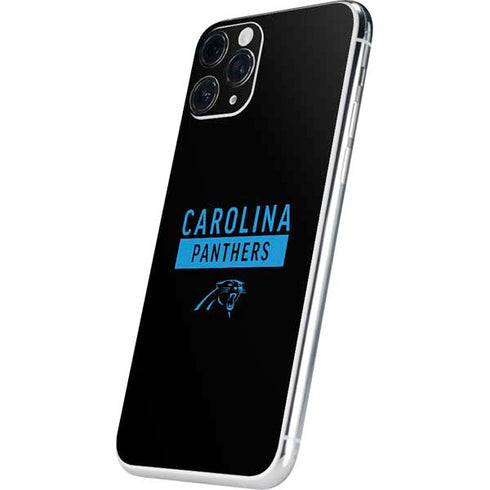 NFL Carolina Panthers Black Performance Series iPhone 11 Pro Skin