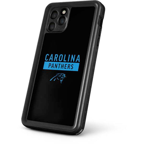 NFL Carolina Panthers Black Performance Series iPhone 11 Pro Waterproof Case