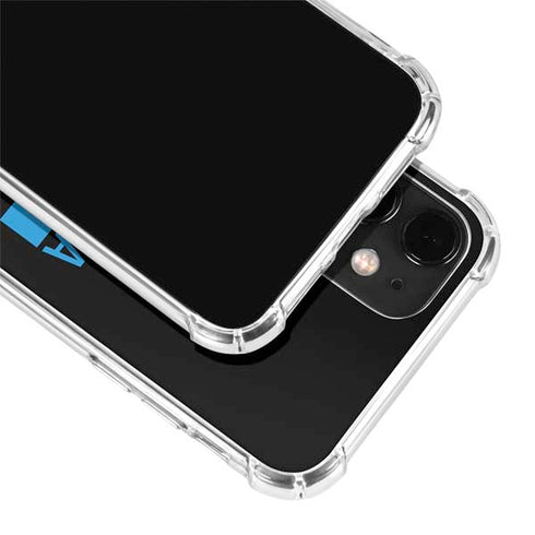 NFL Carolina Panthers Black Performance Series iPhone 12 Clear Case