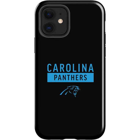 NFL Carolina Panthers Black Performance Series iPhone 12 Impact Case
