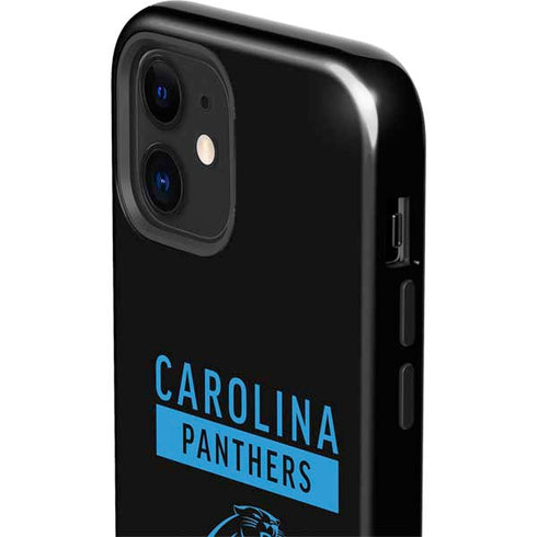 NFL Carolina Panthers Black Performance Series iPhone 12 Impact Case