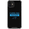 NFL Carolina Panthers Black Performance Series iPhone 12 Mini Clear Case